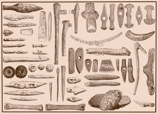 Stone Age Tools Stock Illustration - Download Image Now - Work Tool, Stone  Age, Ancient - Istock