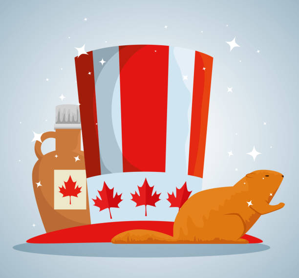 istock patriotic hat with jar and beaver to holiday 1150057162