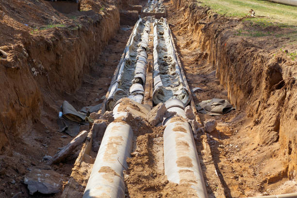 istock Old pipes with asbestos insulation 1150060354