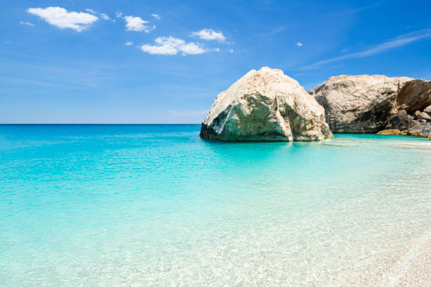 istock Idyllic summer landscape - Kathisma beach, Lefkada island, Greece 1150062982