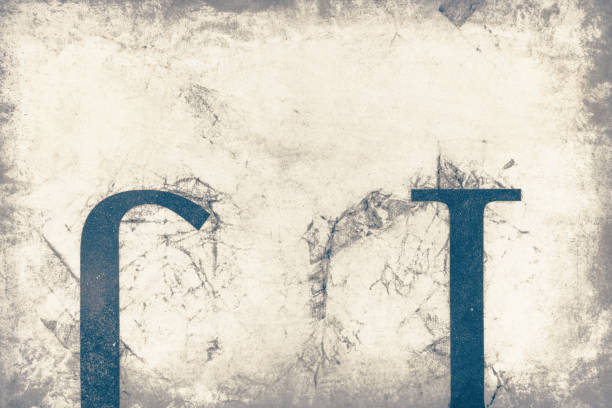istock Letters on creased paper, details, texture background 1150065028