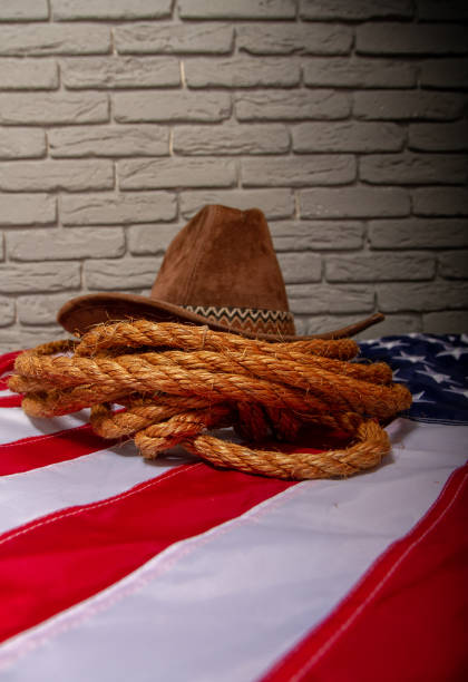 istock cowboy usa flag 1150065223