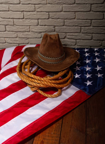 istock cowboy usa flag 1150065227