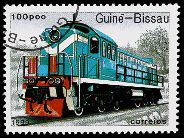 istock Locomotive stamp 115007608