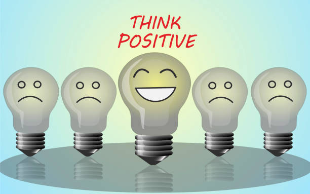 ilustraciones, imágenes clip art, dibujos animados e iconos de stock de pensamiento positivo. - meeting business cheerful hope