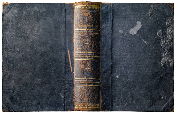 antigua portada del libro - 1898 fotografías e imágenes de stock