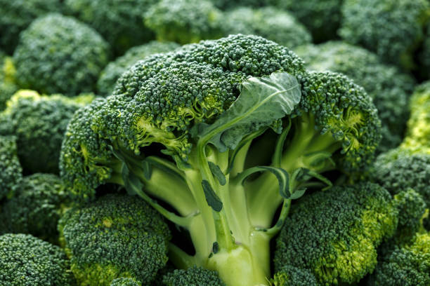 istock Healthy Fresh Green raw Broccoli. background, texture. 1150078374
