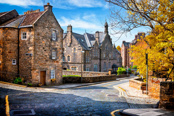 The scenic Dean Village, Edinburgh, Scotland