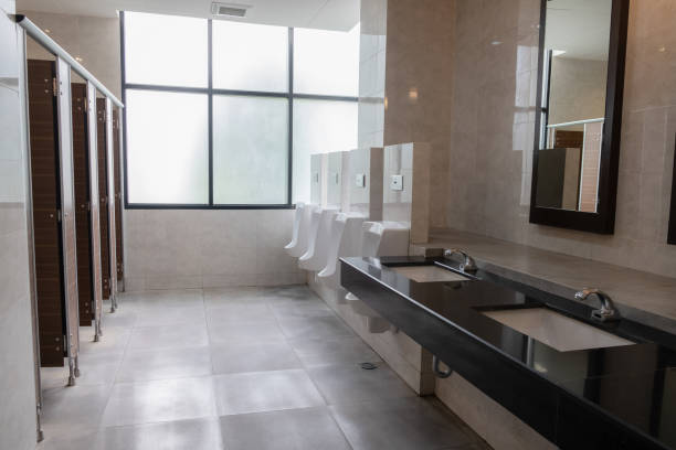 Well designed public restrooms Modern