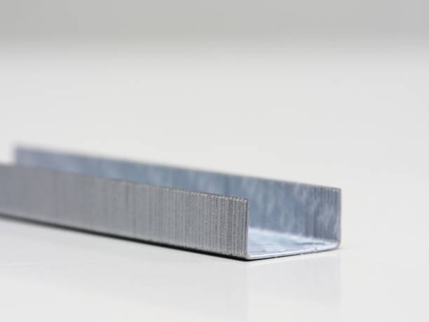 istock Office stationary pile of staples 1150084868