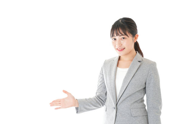 istock Business Woman guiding 1150085033