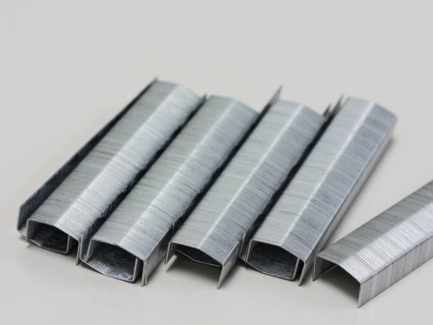 istock Metal staples for stapler 1150085065