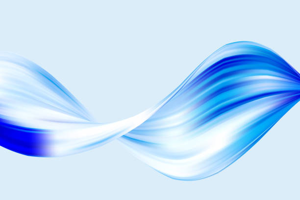 istock Modern colorful flow poster. Wave Liquid shape in blue color background. Art design for your project. Vector illustration EPS10 1150093600