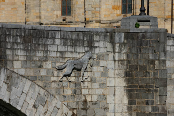 The lion is the symbol and namesake of the city of Leon, Spain.