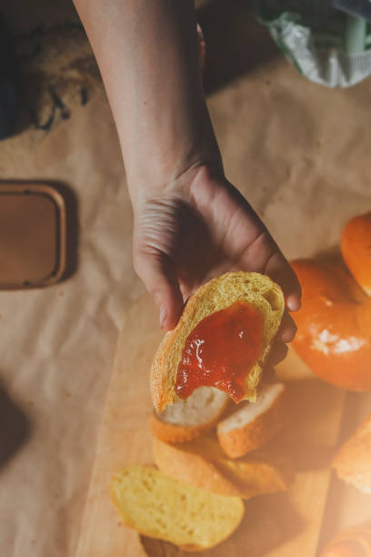istock Food concept. Different type breads. Top view. Free space for text 1150106029