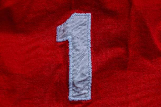 istock texture of red clothing and white embroidered unit 1150113141