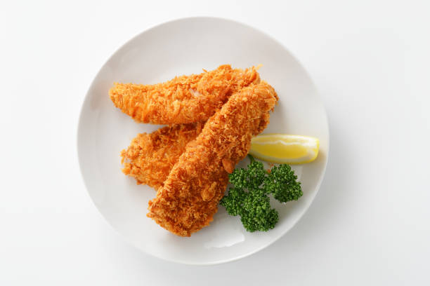 istock Chicken tender cutlet. Japanese food. 1150114797