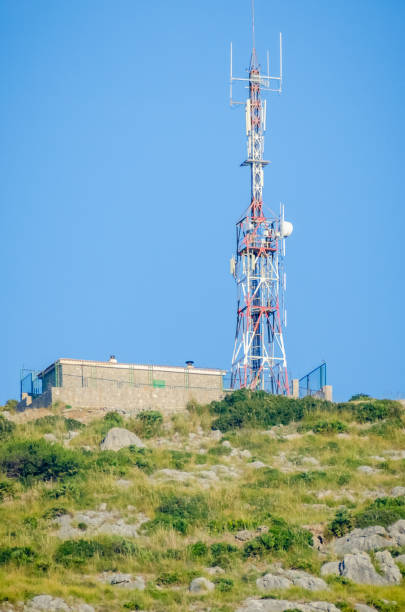 istock Radio Mast on a hilltop 1150114986