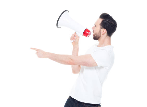 istock Handsome man in white shirt and jeans 1150116724