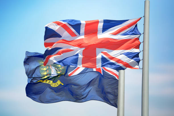 istock British flag and the British Virgin Islands flag 1150118912