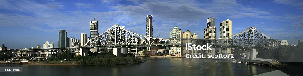 La ciudad de Brisbane - Foto de stock de Agua libre de derechos