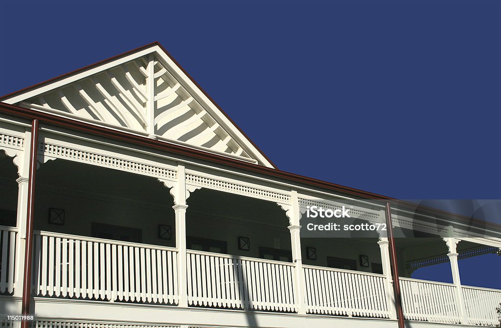 Veranda on a Pub  Australia Stock Photo