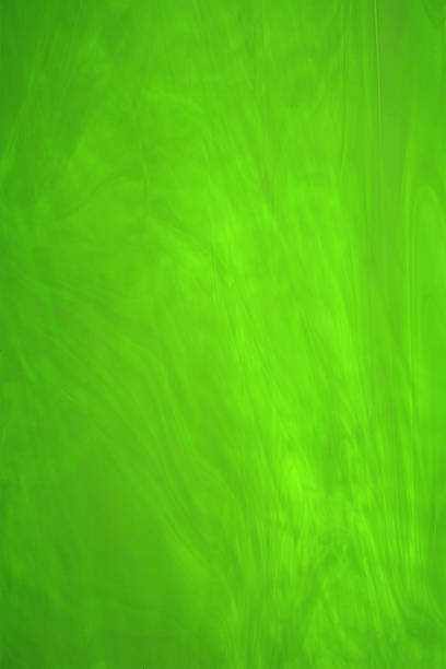strahlend green buntglas - abstract swirl curve ethereal stock-fotos und bilder