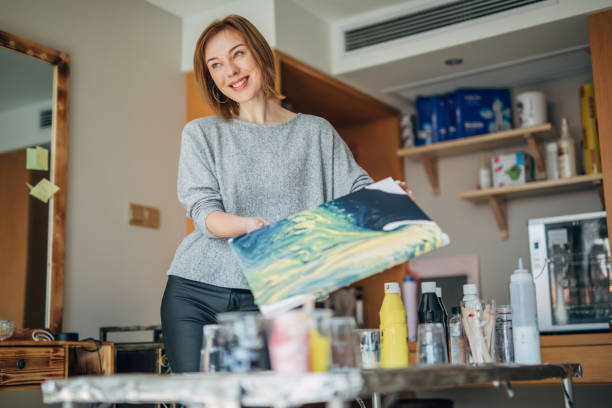 istock Woman working on her art 1150120042