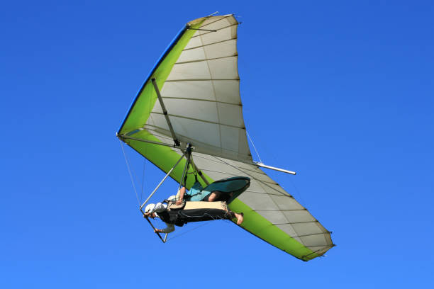 Hang Gliding stock photo