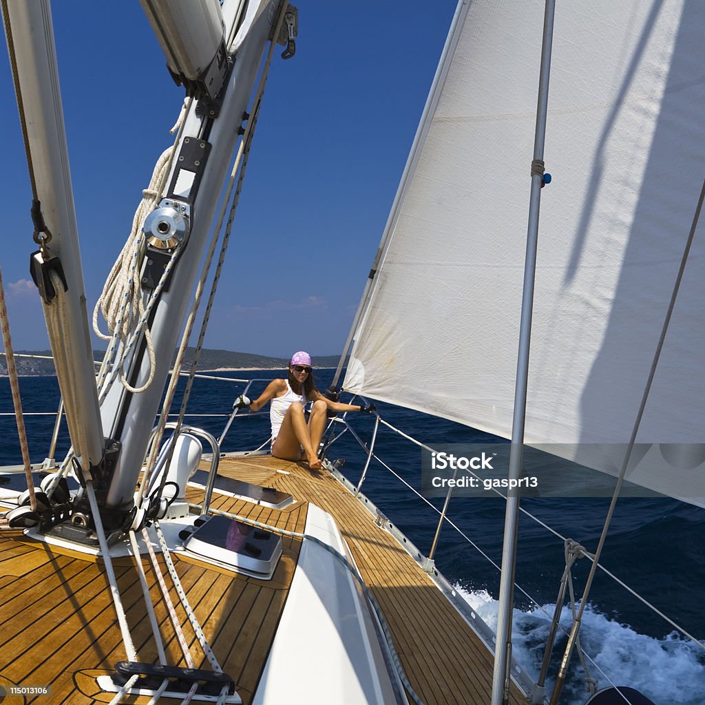 Segeltörns im Sommer. - Lizenzfrei Abenteuer Stock-Foto