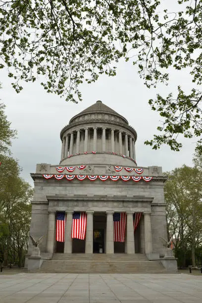 Photo of Grant's Tomb, known as General Grant National Memorial, final resting place of Ulysses S. Grant (1822-1885), 18th President of United States, and his wife, Julia Dent Grant (1826-1902)