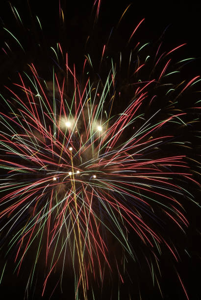 istock Nice and colorful fireworks in italy 1150137498
