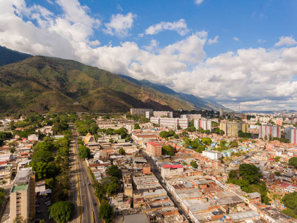 istock Aerial view Caracas west side on sunset 1150137516