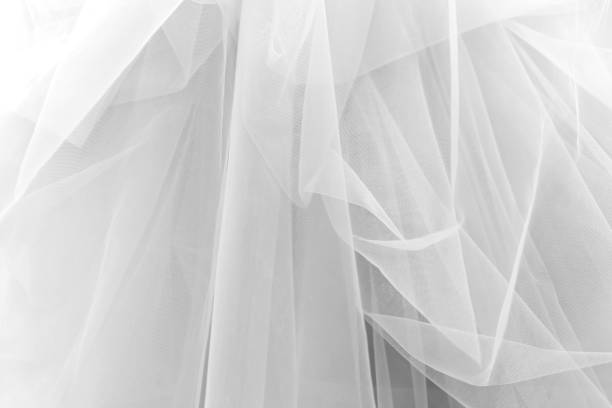 istock White tulle chiffon bridal veil texture background wedding concept 1150145398