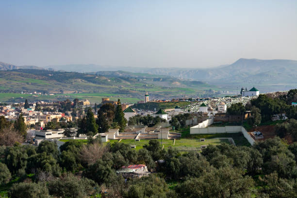 istock Overview of a Cemetery in Fez Morocco 1150149953