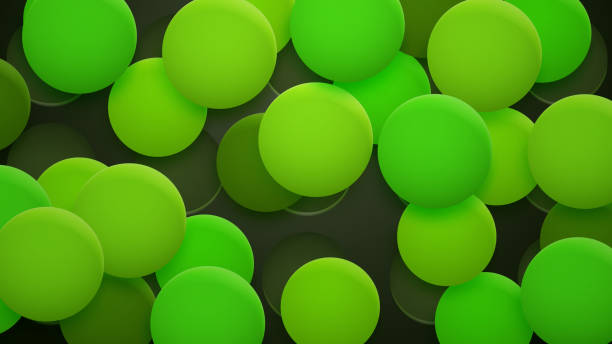 istock Background of holes and circles with shadows 1150158590