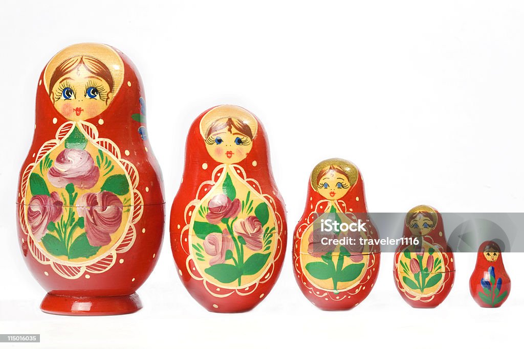 Russian Dolls Russian Dolls Lined Up Russian Nesting Doll Stock Photo