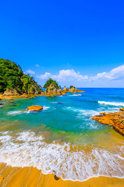 Uratomi coast in Tottori Japan