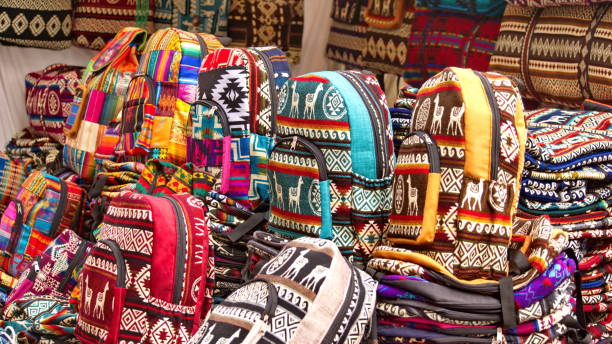 istock Piles of backpacks 1150165598