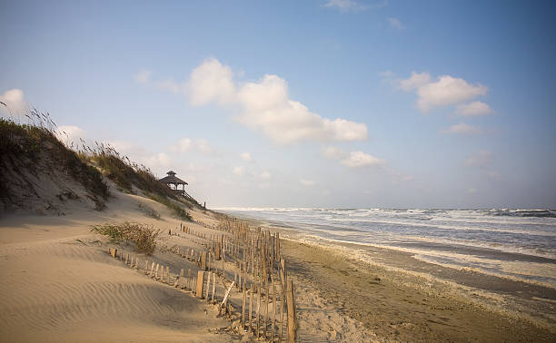 Gazebo On Beach  outer banks north carolina stock pictures, royalty-free photos & images