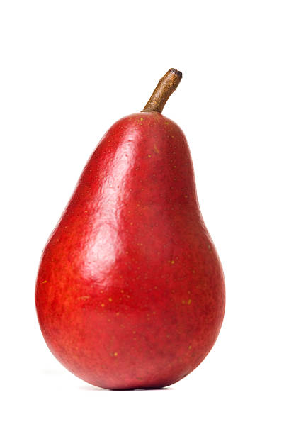 Red Bartlett Pear  bartlett pear stock pictures, royalty-free photos & images