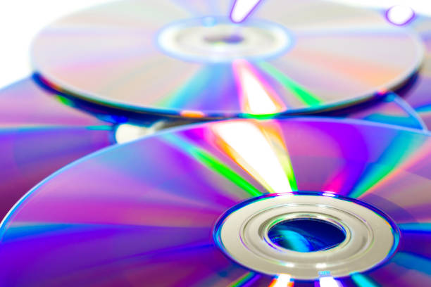 스택형 cd 및 dvd - dvd cd computer software red 뉴스 사진 이미지