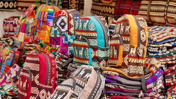 istock Piles of backpacks 1150183426