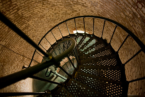Spiral Staircase In A Lighthouse