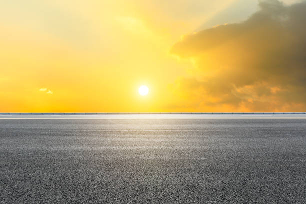 istock Highway road and beautiful sky landscape 1150192100