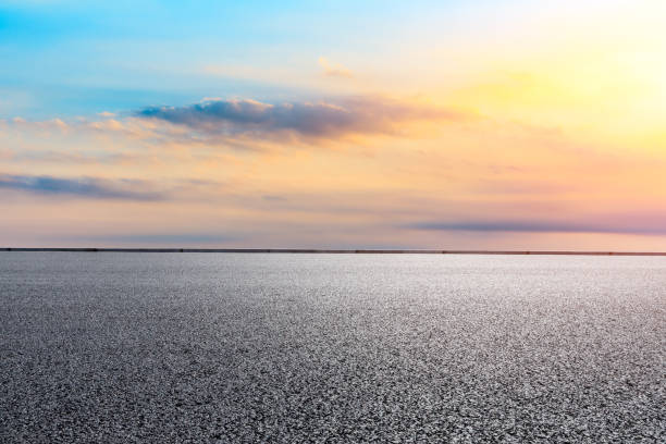 istock Empty asphalt road and beautiful sky landscape 1150192175