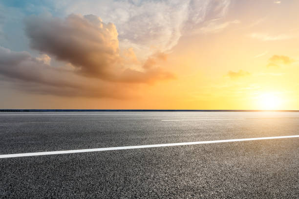 istock Highway road and beautiful sky landscape 1150192212