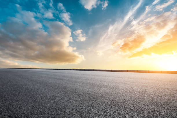 istock Highway road and beautiful sky landscape 1150193998