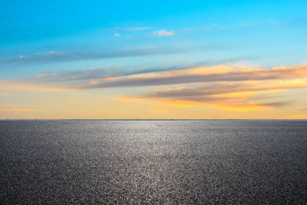 istock Empty road and sky nature landscape at sunrise 1150194022