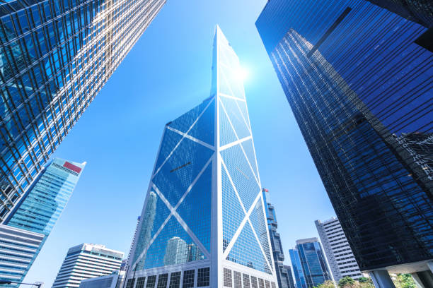 istock Corporate Buildings in central Hong Kong 1150195585